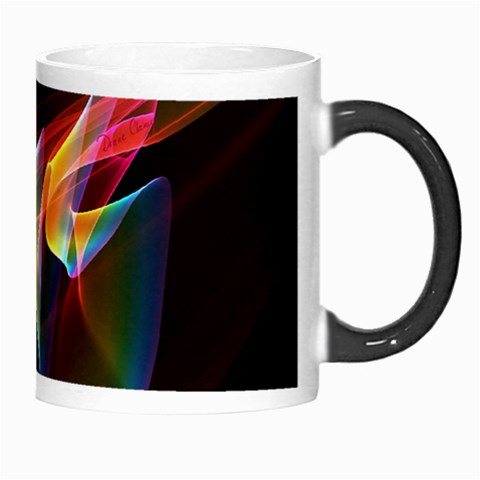 Northern Lights, Abstract Rainbow Aurora Morph Mug from ZippyPress Right