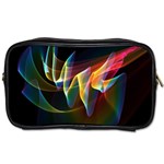Northern Lights, Abstract Rainbow Aurora Travel Toiletry Bag (One Side)