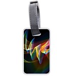 Northern Lights, Abstract Rainbow Aurora Luggage Tag (One Side)