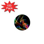 Crystal Rainbow, Abstract Winds Of Love  1  Mini Button (100 pack)