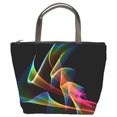 Crystal Rainbow, Abstract Winds Of Love  Bucket Handbag from ZippyPress Front