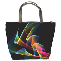 Crystal Rainbow, Abstract Winds Of Love  Bucket Handbag from ZippyPress Back