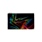 Dancing Northern Lights, Abstract Summer Sky  Cosmetic Bag (Small)