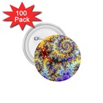 Desert Winds, Abstract Gold Purple Cactus  1.75  Button (100 pack)