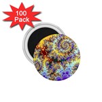 Desert Winds, Abstract Gold Purple Cactus  1.75  Button Magnet (100 pack)