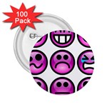 Chronic Pain Emoticons 2.25  Button (100 pack)