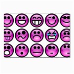 Chronic Pain Emoticons Postcards 5  x 7  (10 Pack)