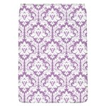 White On Lilac Damask Removable Flap Cover (Large)