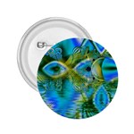 Mystical Spring, Abstract Crystal Renewal 2.25  Button