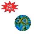 Mystical Spring, Abstract Crystal Renewal 1  Mini Button (100 pack)
