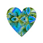 Mystical Spring, Abstract Crystal Renewal Magnet (Heart)