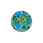 Mystical Spring, Abstract Crystal Renewal Golf Ball Marker 4 Pack