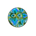 Mystical Spring, Abstract Crystal Renewal Golf Ball Marker 4 Pack (for Hat Clip)