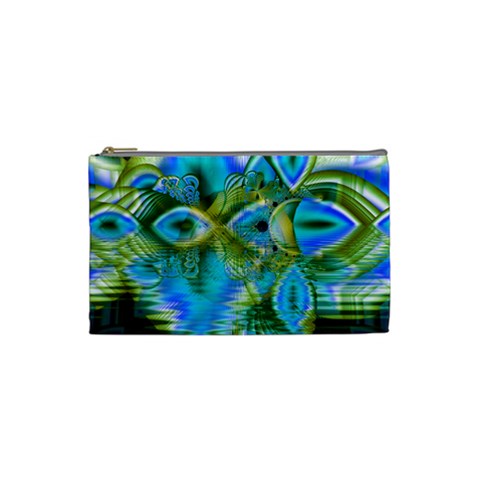 Mystical Spring, Abstract Crystal Renewal Cosmetic Bag (Small) from ZippyPress Front