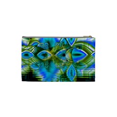Mystical Spring, Abstract Crystal Renewal Cosmetic Bag (Small) from ZippyPress Back