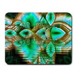 Spring Leaves, Abstract Crystal Flower Garden Small Mouse Pad (Rectangle)