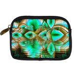 Spring Leaves, Abstract Crystal Flower Garden Digital Camera Leather Case