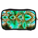Spring Leaves, Abstract Crystal Flower Garden Travel Toiletry Bag (One Side)
