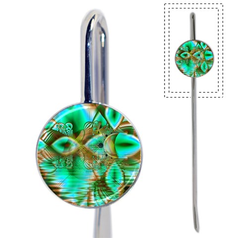 Spring Leaves, Abstract Crystal Flower Garden Bookmark from ZippyPress Front