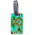 Spring Leaves, Abstract Crystal Flower Garden Luggage Tag (One Side)