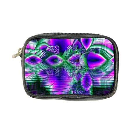 Evening Crystal Primrose, Abstract Night Flowers Coin Purse from ZippyPress Front