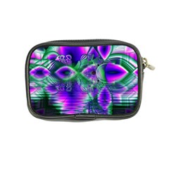Evening Crystal Primrose, Abstract Night Flowers Coin Purse from ZippyPress Back