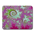 Raspberry Lime Surprise, Abstract Sea Garden  Small Mouse Pad (Rectangle)
