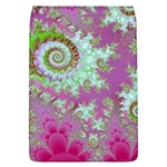 Raspberry Lime Surprise, Abstract Sea Garden  Removable Flap Cover (Large)