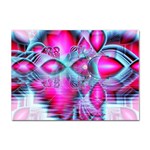 Ruby Red Crystal Palace, Abstract Jewels A4 Sticker 10 Pack