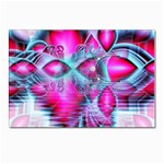 Ruby Red Crystal Palace, Abstract Jewels Postcard 4 x 6  (10 Pack)