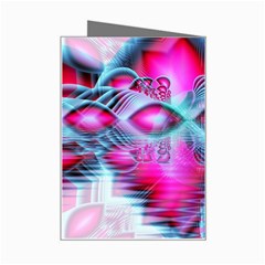 Ruby Red Crystal Palace, Abstract Jewels Mini Greeting Card from ZippyPress Right