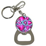 Ruby Red Crystal Palace, Abstract Jewels Bottle Opener Key Chain