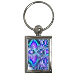 Peacock Crystal Palace Of Dreams, Abstract Key Chain (Rectangle)