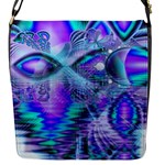 Peacock Crystal Palace Of Dreams, Abstract Flap Closure Messenger Bag (Small)