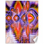 Crystal Star Dance, Abstract Purple Orange Canvas 18  x 24  (Unframed)