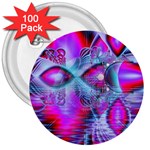 Crystal Northern Lights Palace, Abstract Ice  3  Button (100 pack)