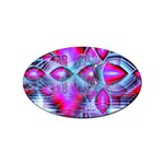 Crystal Northern Lights Palace, Abstract Ice  Sticker (Oval)