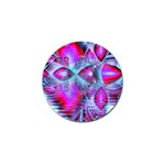 Crystal Northern Lights Palace, Abstract Ice  Golf Ball Marker