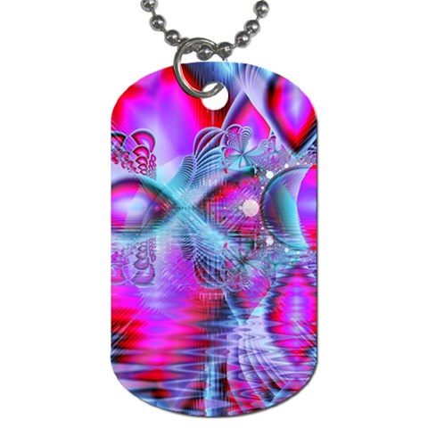 Crystal Northern Lights Palace, Abstract Ice  Dog Tag (Two Front