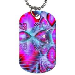 Crystal Northern Lights Palace, Abstract Ice  Dog Tag (Two Front