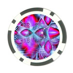 Crystal Northern Lights Palace, Abstract Ice  Poker Chip