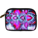 Crystal Northern Lights Palace, Abstract Ice  Digital Camera Leather Case