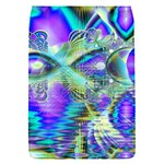 Abstract Peacock Celebration, Golden Violet Teal Removable Flap Cover (Small)