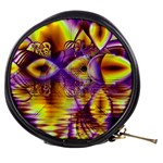 Golden Violet Crystal Palace, Abstract Cosmic Explosion Mini Makeup Case