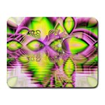 Raspberry Lime Mystical Magical Lake, Abstract  Small Mouse Pad (Rectangle)