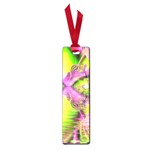 Raspberry Lime Mystical Magical Lake, Abstract  Small Bookmark