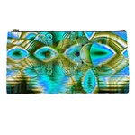 Crystal Gold Peacock, Abstract Mystical Lake Pencil Case