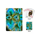 Crystal Gold Peacock, Abstract Mystical Lake Playing Cards (Mini)