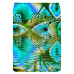 Crystal Gold Peacock, Abstract Mystical Lake Removable Flap Cover (Small)