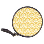White On Sunny Yellow Damask CD Wallet